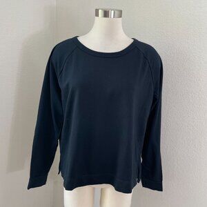 American Giant Womens Large Supima Cotton Blend Raglan Sleeve Sweatshirt Top USA